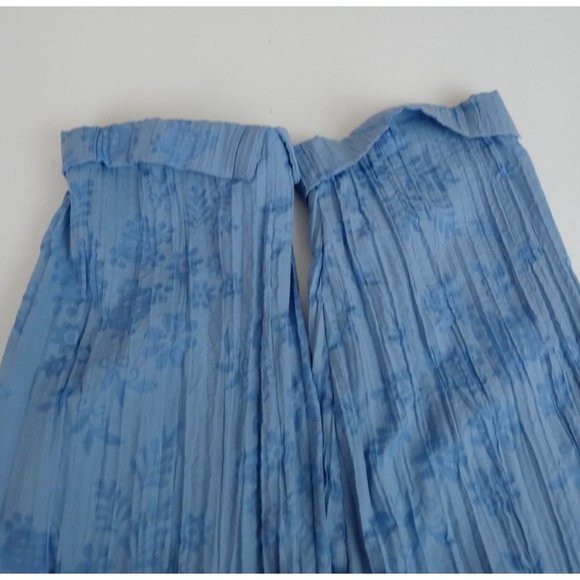 City Elements by Lee Women's Sheer Rouched Blouse With Floral Designs Size Large - Picture 4 of 7